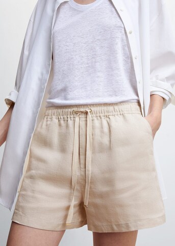 Regular Pantalon MANGO en beige