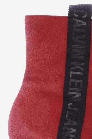 Calvin Klein Jeans Dress Boots in 39 in Red