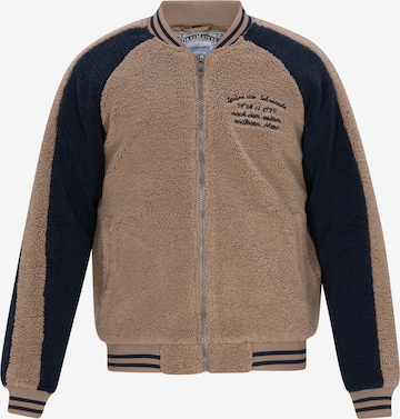 Veste mi-saison DreiMaster Vintage en marron : devant