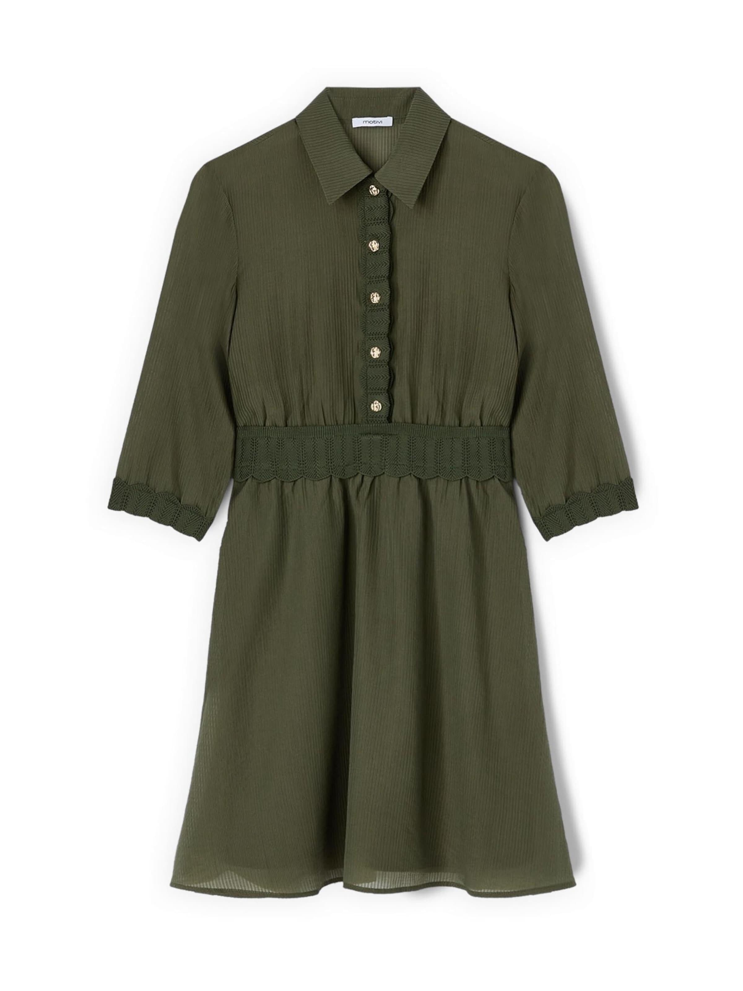 MOTIVI - Vestido en verde: frente