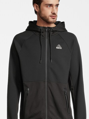 AÉROPOSTALE Sweatjacke in Schwarz