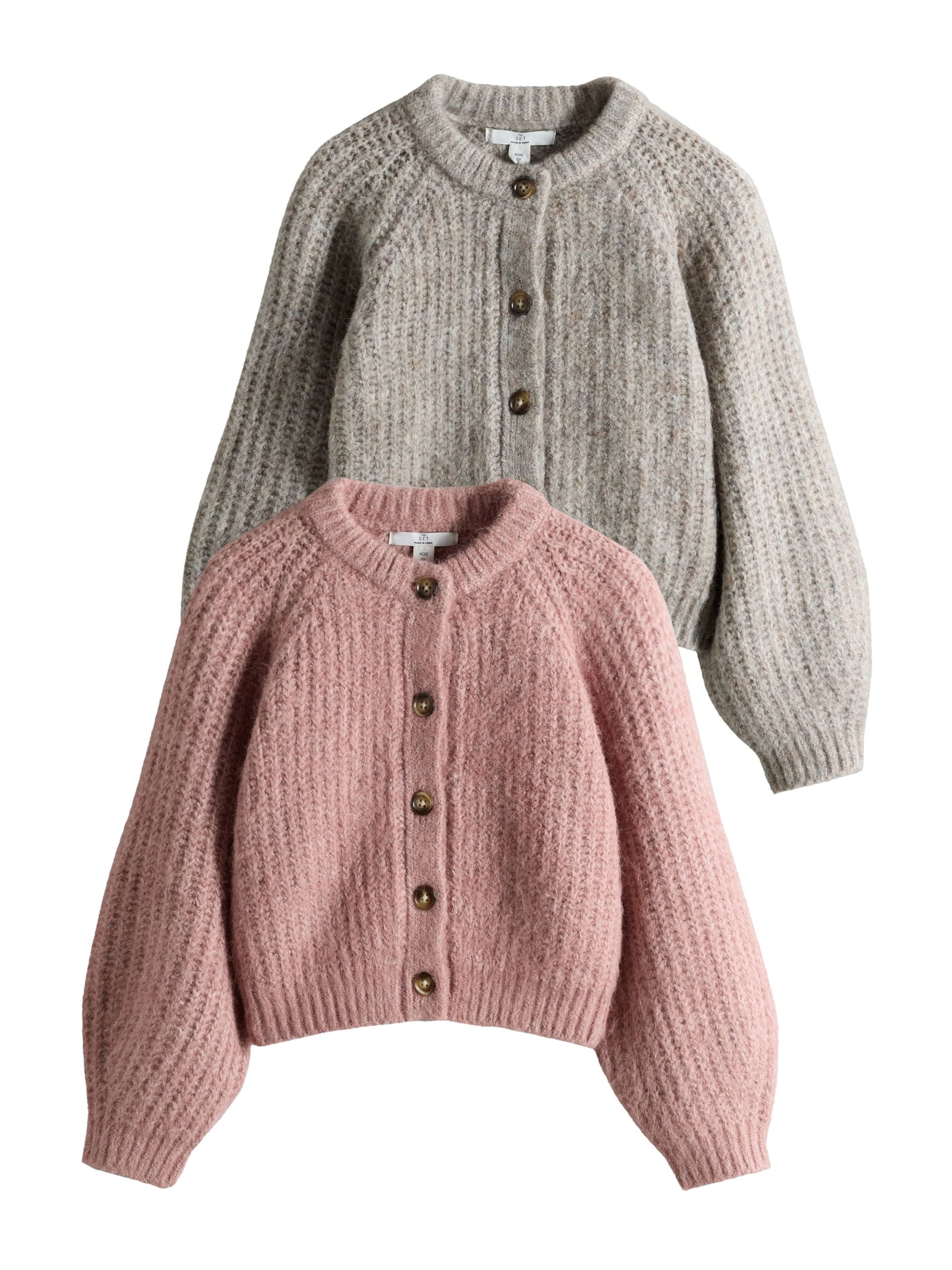 Cardigan The Set en gris : devant