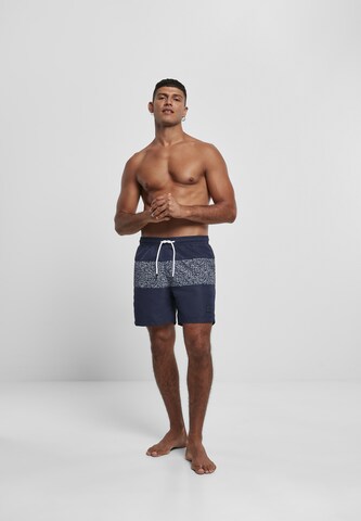 Urban Classics Zwemshorts in Blauw