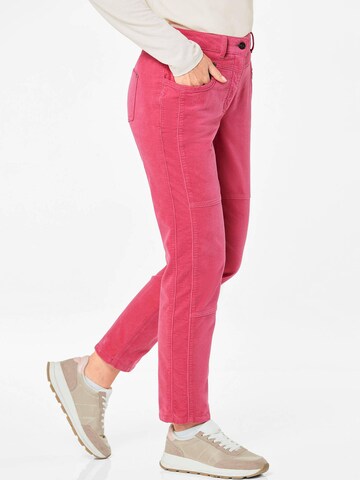 Regular Pantalon Goldner en rose