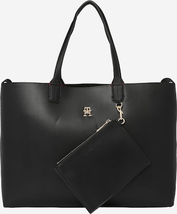 TOMMY HILFIGER - Shopper em preto: frente