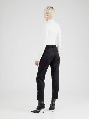 G-STARTapered Chino hlače 'Kate' - crna boja