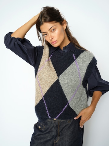 MOS MOSH Trui 'Jennine ' in Blauw