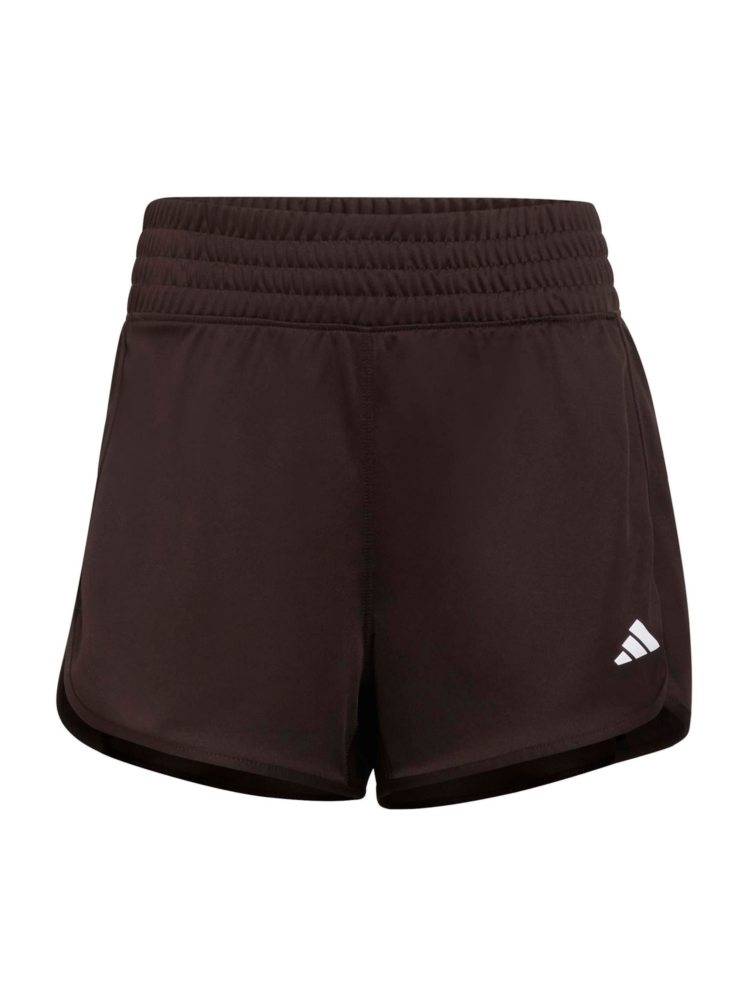 ADIDAS PERFORMANCE - Loosefit Pantalón deportivo 'Pacer Essentials' en marrón: frente