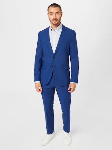 HUGO - Slimfit Traje 'Arti/Hesten' en azul: frente