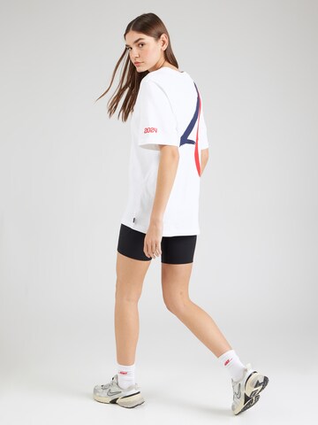 NIKETehnička sportska majica 'SUPPORTER' - bijela boja