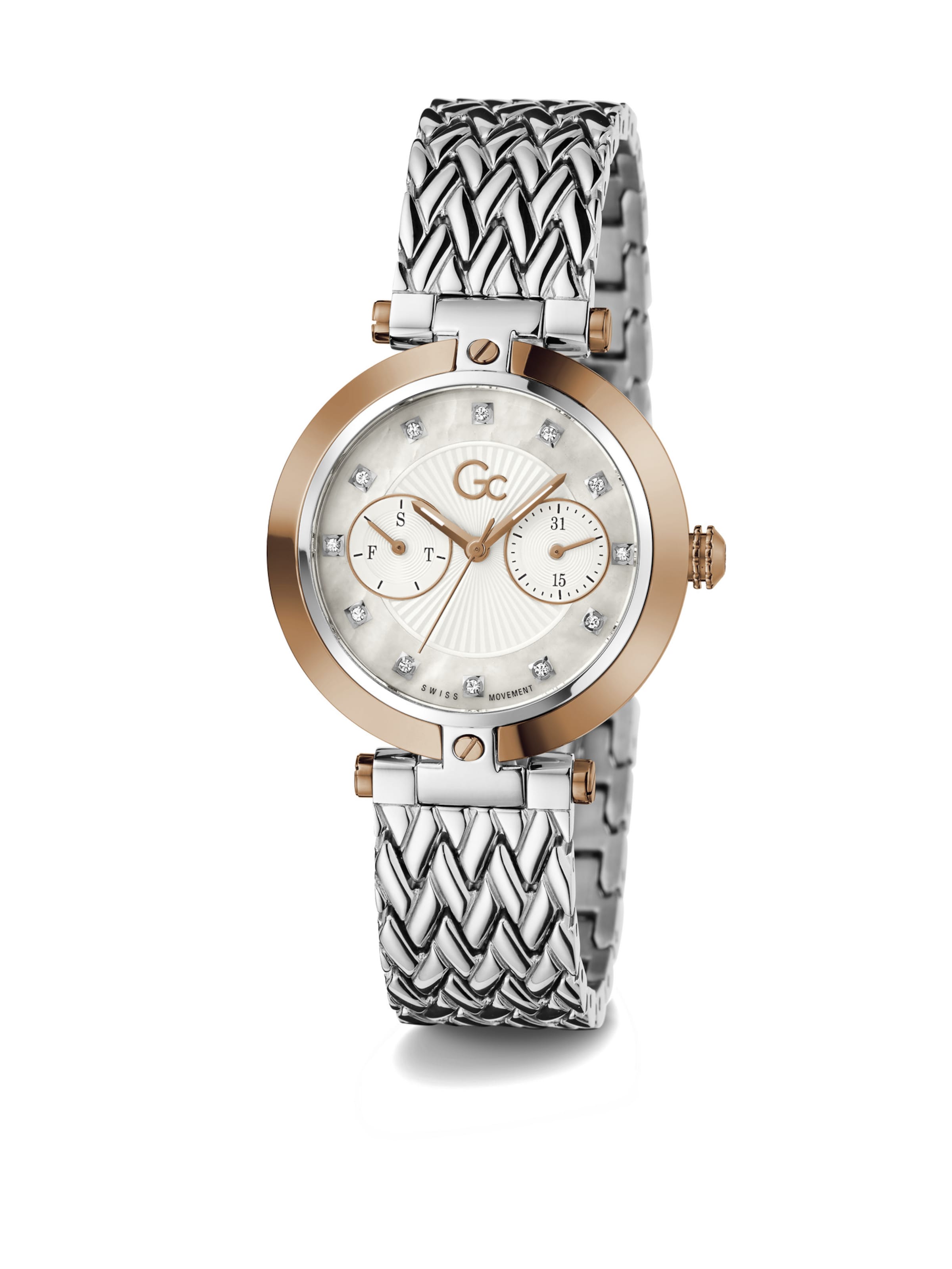 Gc Analoguhr 'Vogue' in Silber: Vorderseite