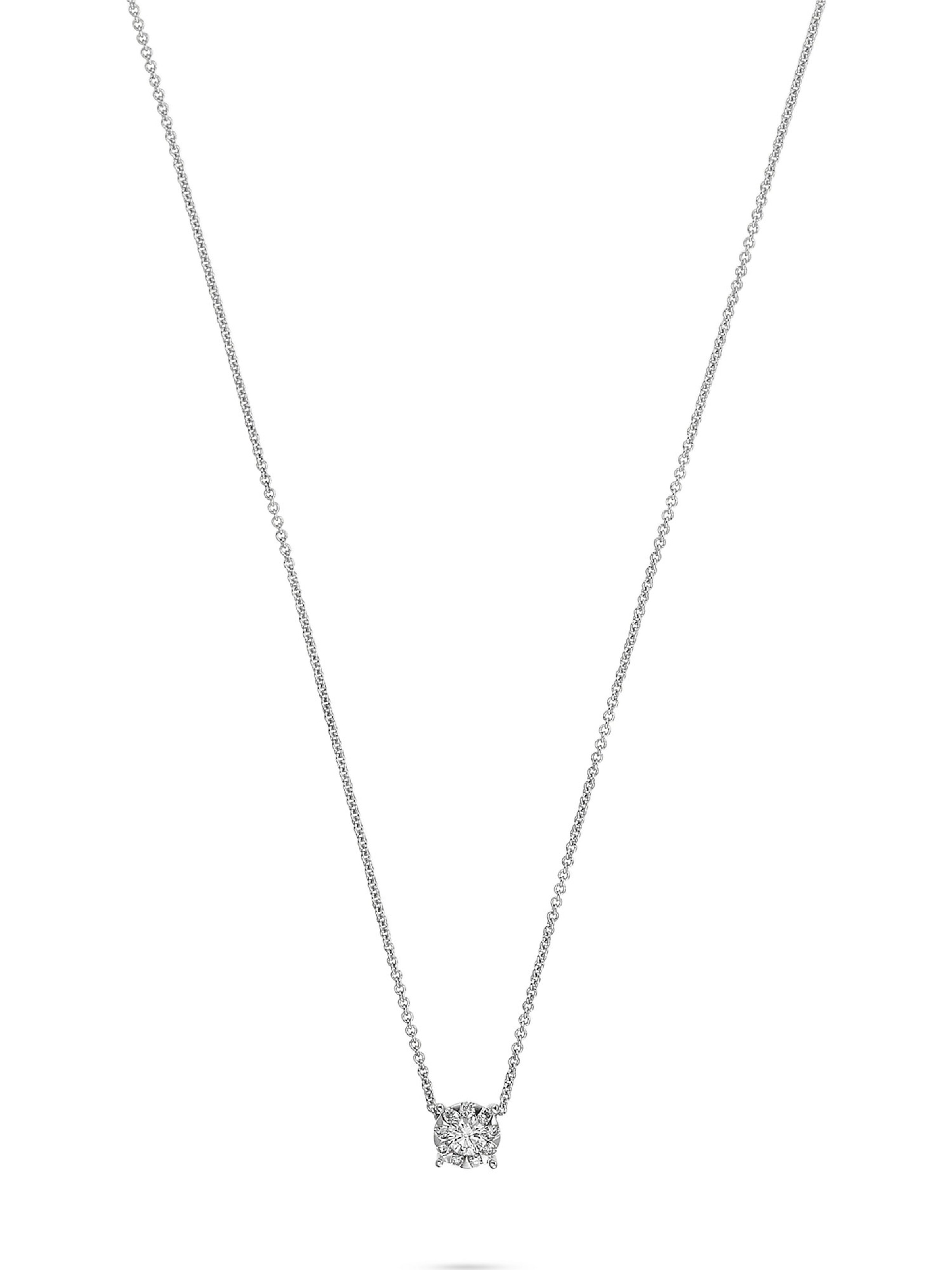 CHRIST Kette 585er Weißgold 10 Diamant ' ' in Weiß: Vorderseite