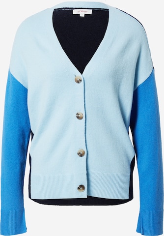 Cardigan s.Oliver en bleu : devant