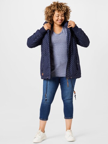 Ragwear Plus Jacke 'DANKA' in Blau