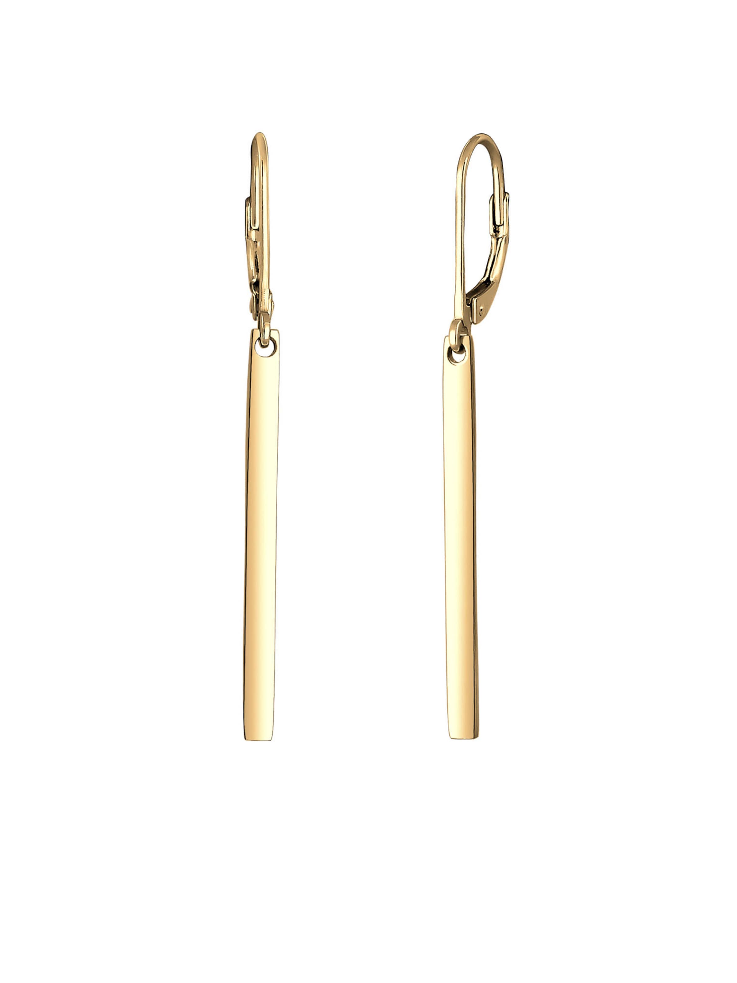 ELLI Earrings 'Geo' in Gold: front