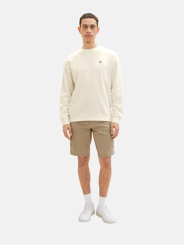 TOM TAILOR Regular Shorts in Beige