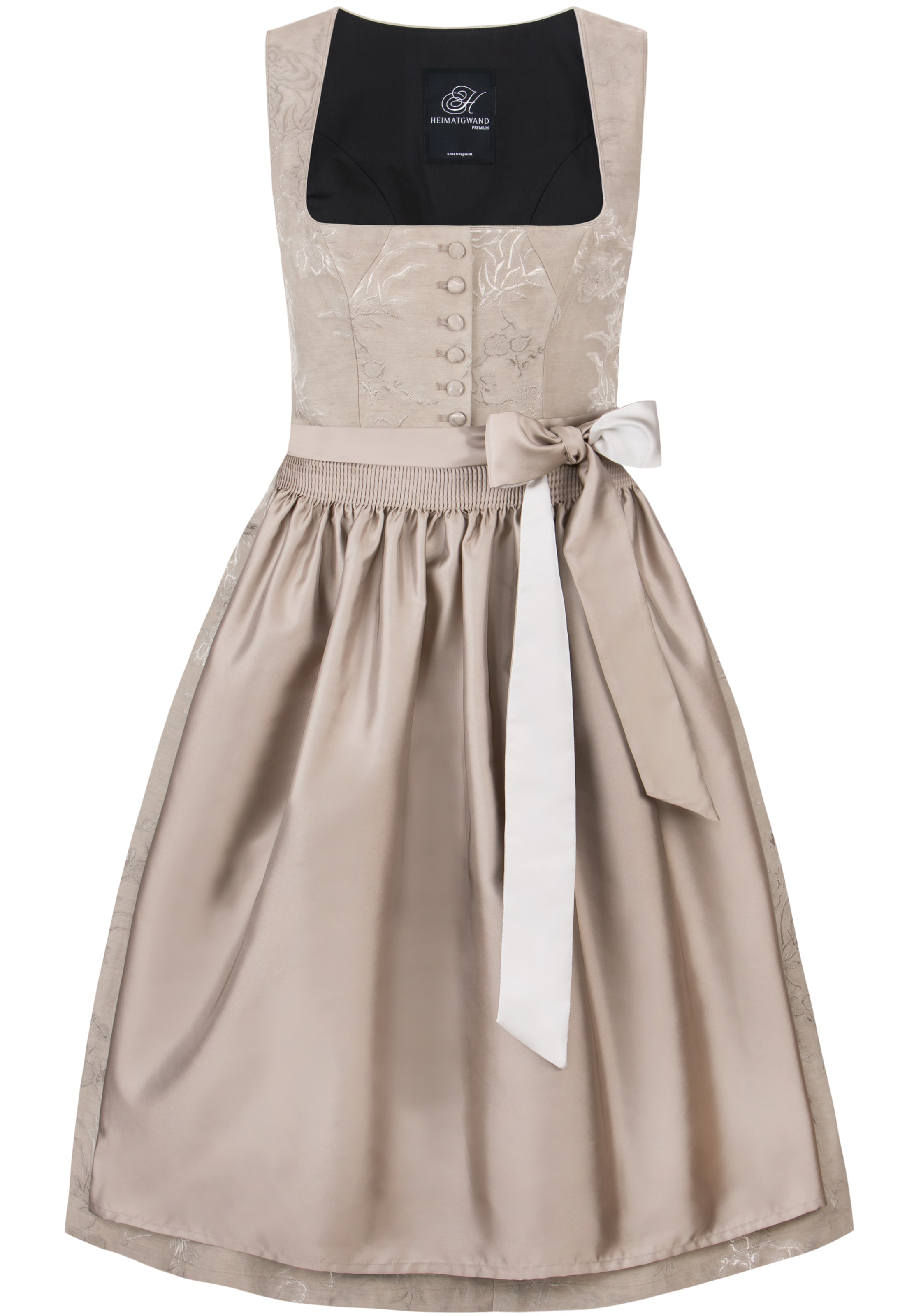 STOCKERPOINT Dirndl 'Marlene' in Beige: Vorderseite