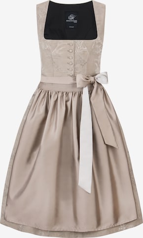 STOCKERPOINT Dirndl 'Marlene' in Beige: Vorderseite