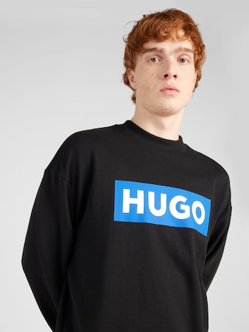 HUGO - Sweatshirt 'Niero' em preto