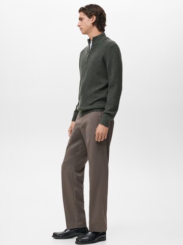 Vestes en maille 'Parkz' MANGO MAN en vert