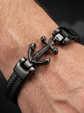 Bracelet 'AHOY MARITIM' UNIQAL en noir
