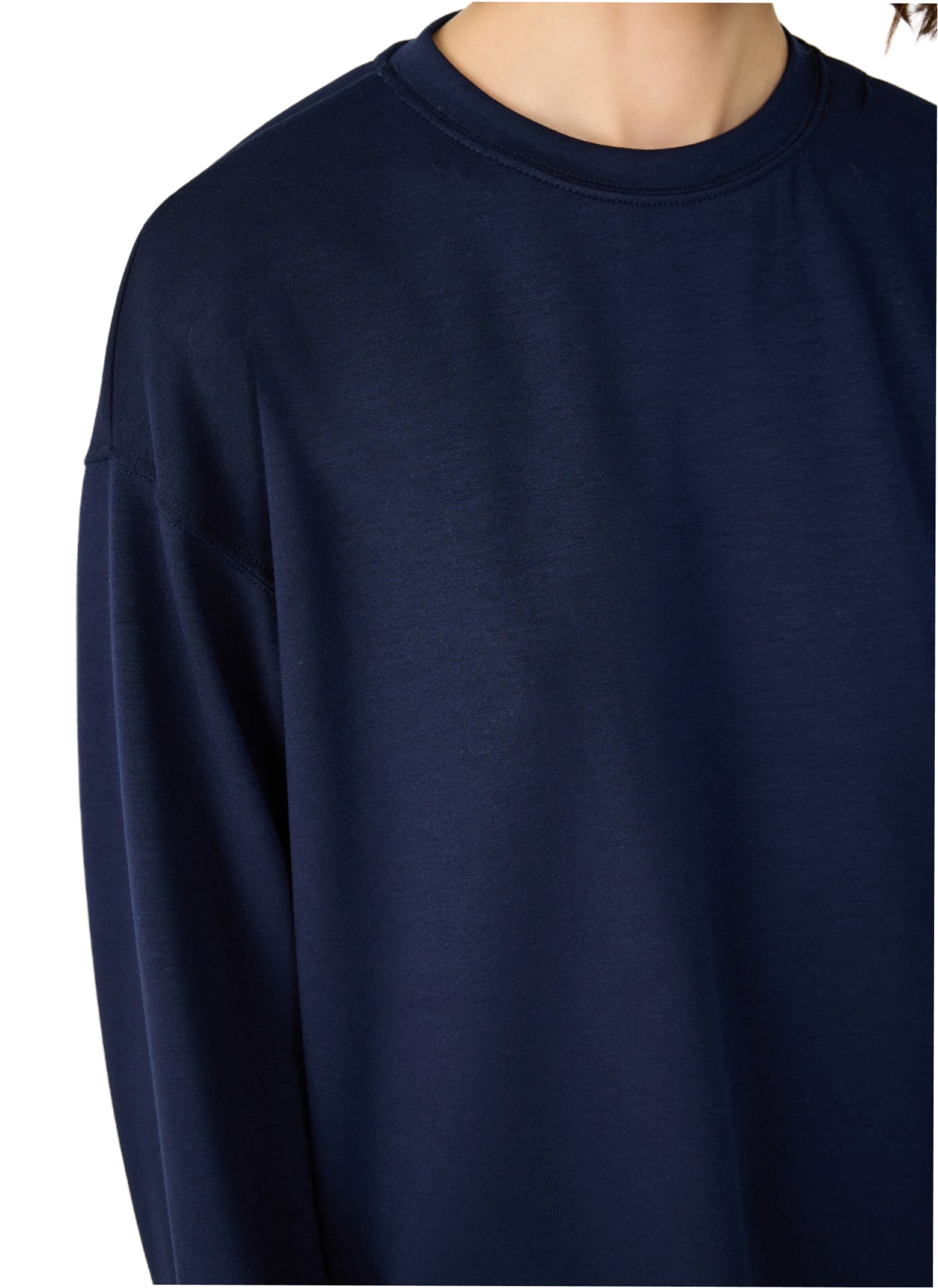 No Matter What Pullover in Blau