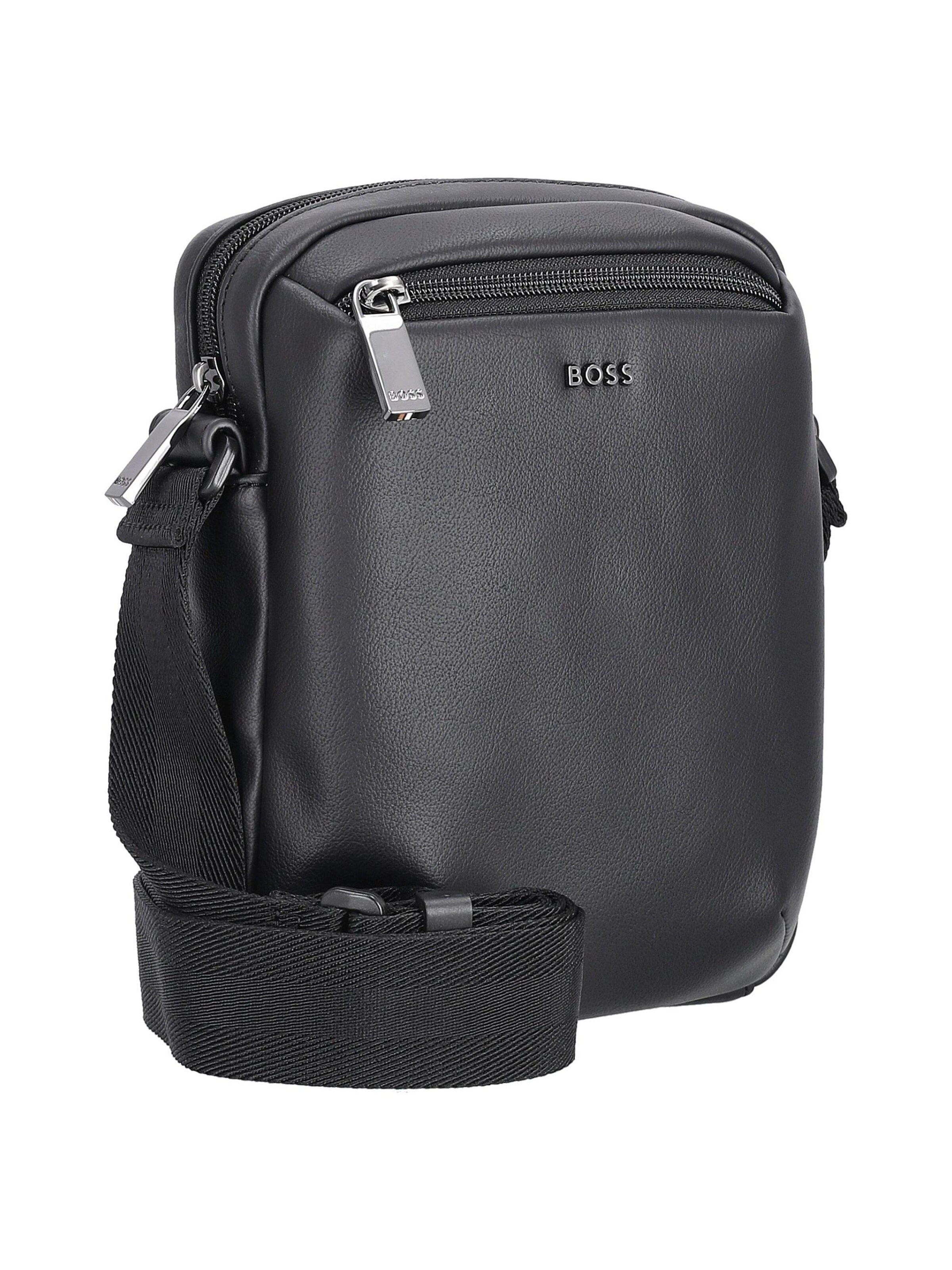 HUGO BOSS Umhängetasche 'Jace NS Zip'‌‌‌‌‌‌‌ in Schwarz