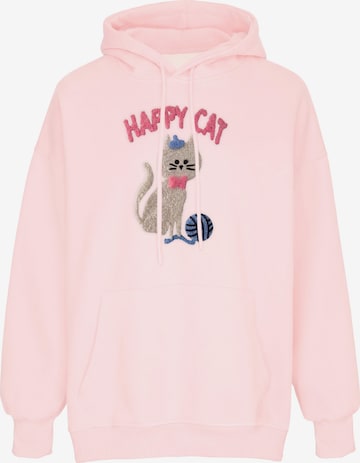 Sweat-shirt MYMO en rose : devant