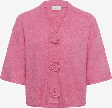 Cardigan 'Rosie' Kaffe en rose : devant