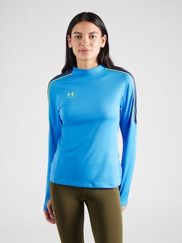 UNDER ARMOUR Performance shirt 'Challenger' in Blue: front