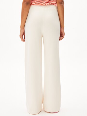 ARMEDANGELS Wide leg Pants 'HIMAARI' in Beige