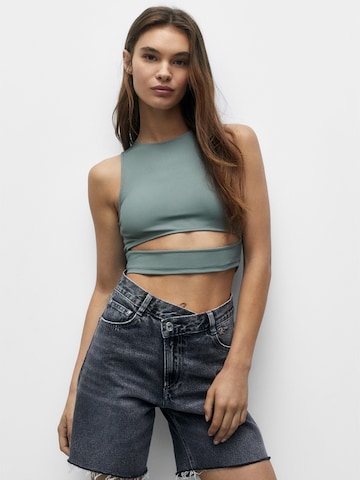 Haut Pull&Bear en vert : devant