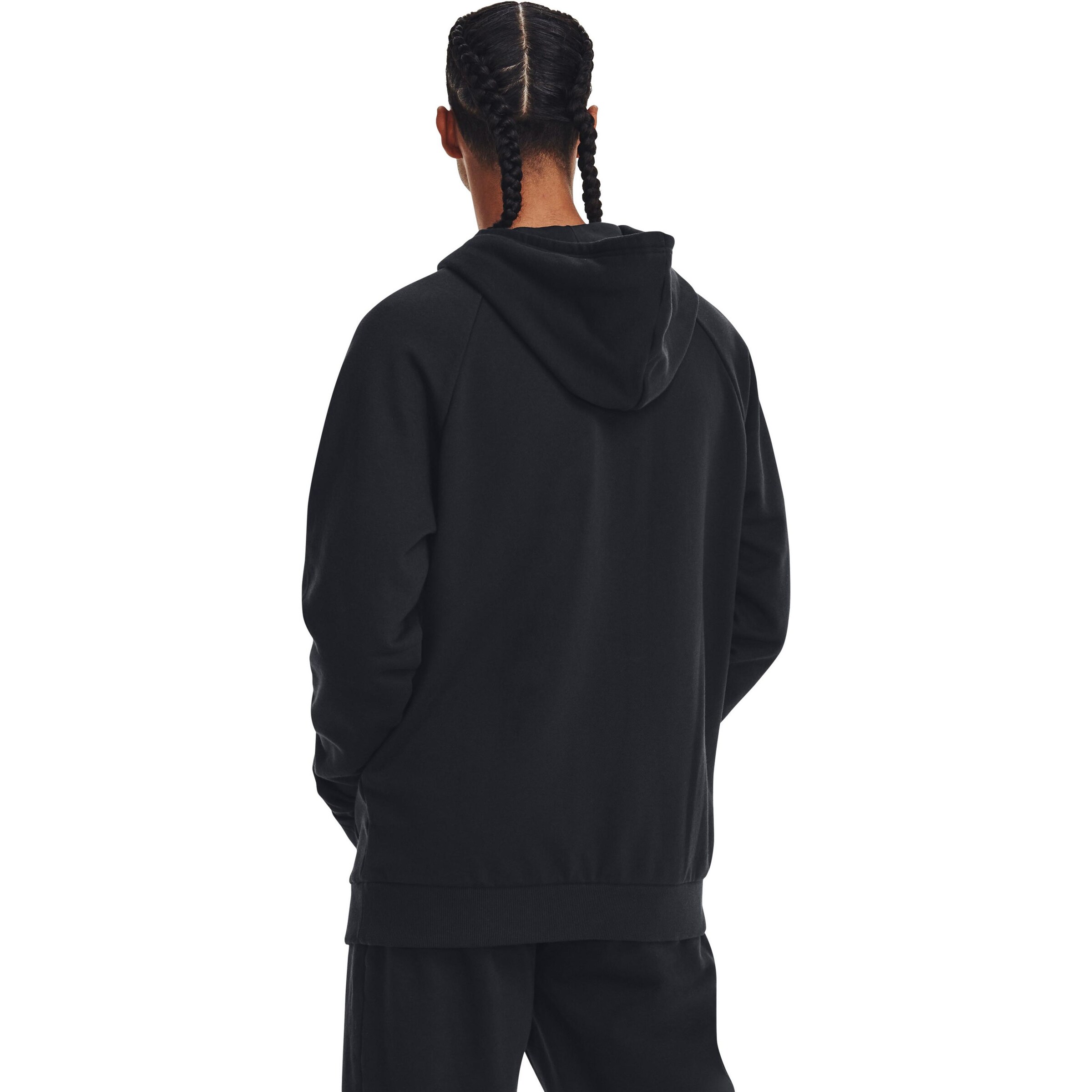 UNDER ARMOUR Athletic Sweatshirt in Black