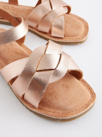 Next Sandals in Gold