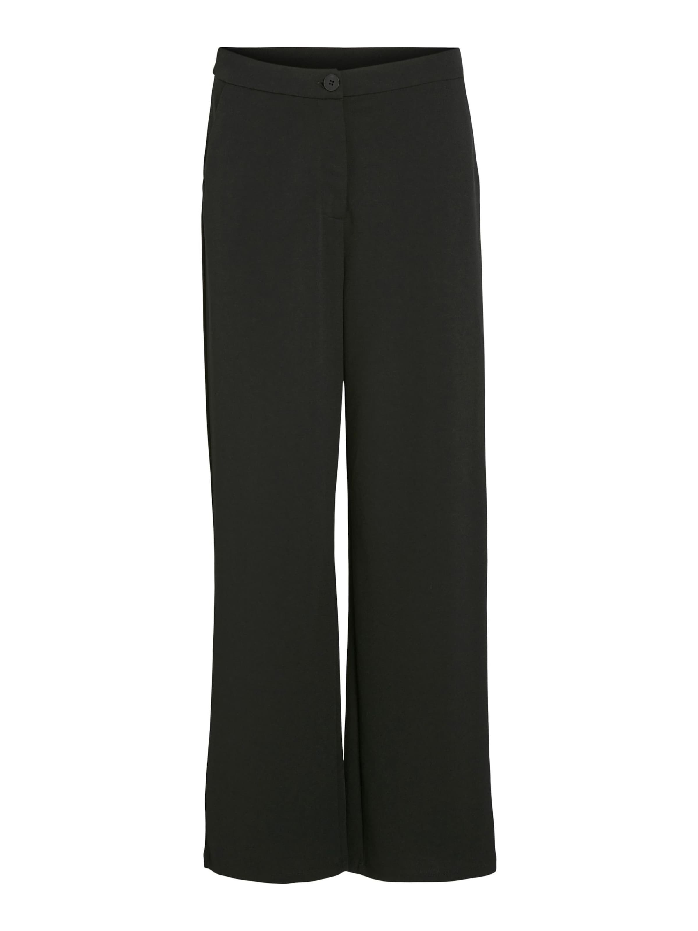 VILA Wide leg Trousers 'CLAVA' in Black: front