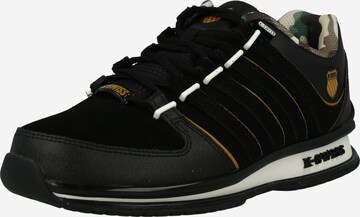 Sneaker bassa 'Rinzler' di K-SWISS in nero: frontale