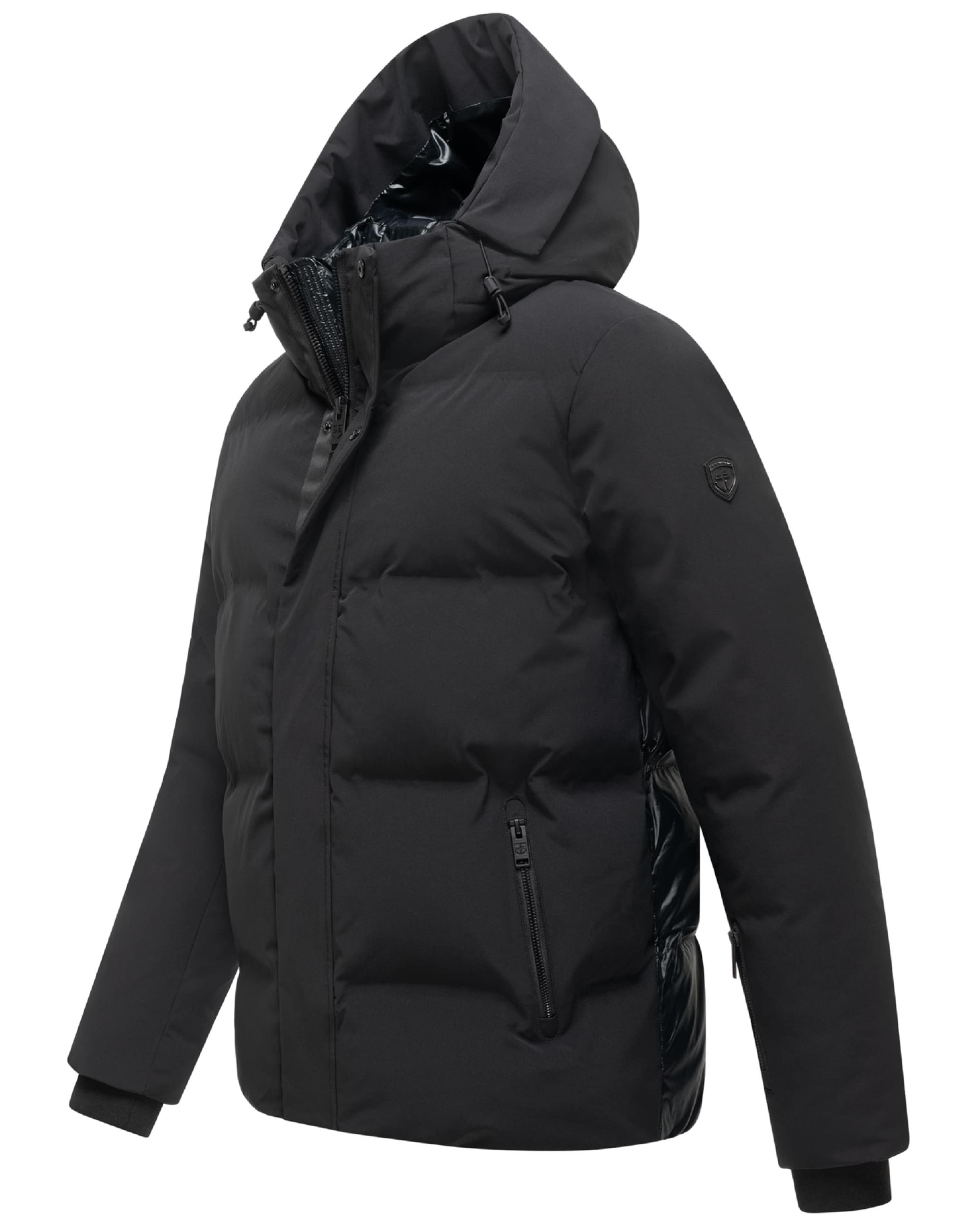 STONE HARBOUR Winterjas 'Nerioo XX' in Zwart
