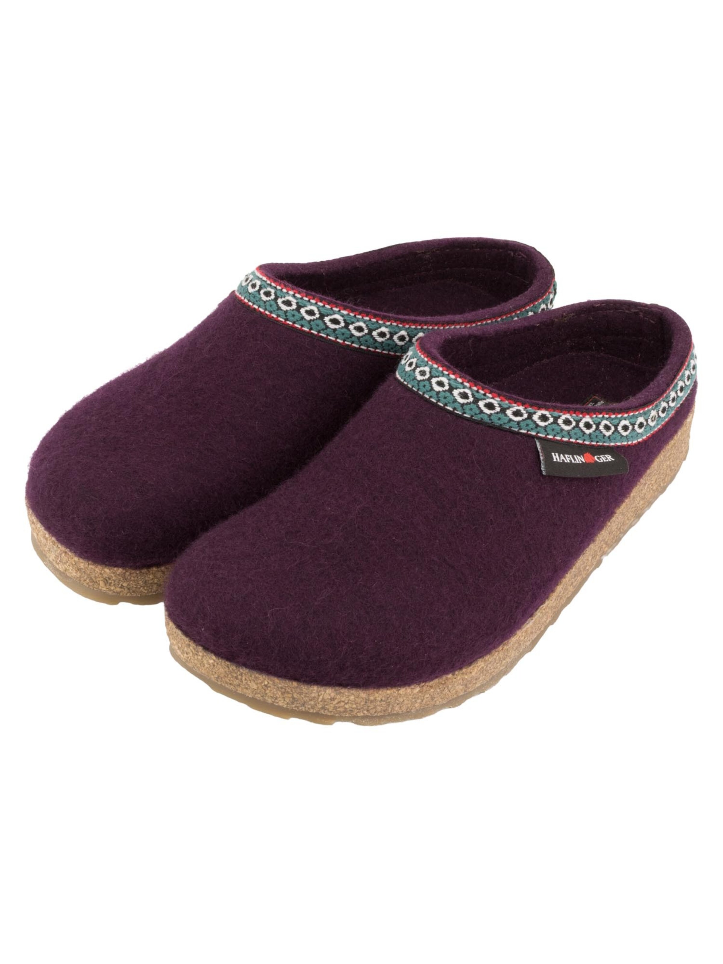 HAFLINGER Clogs 'Franzl' in Purple