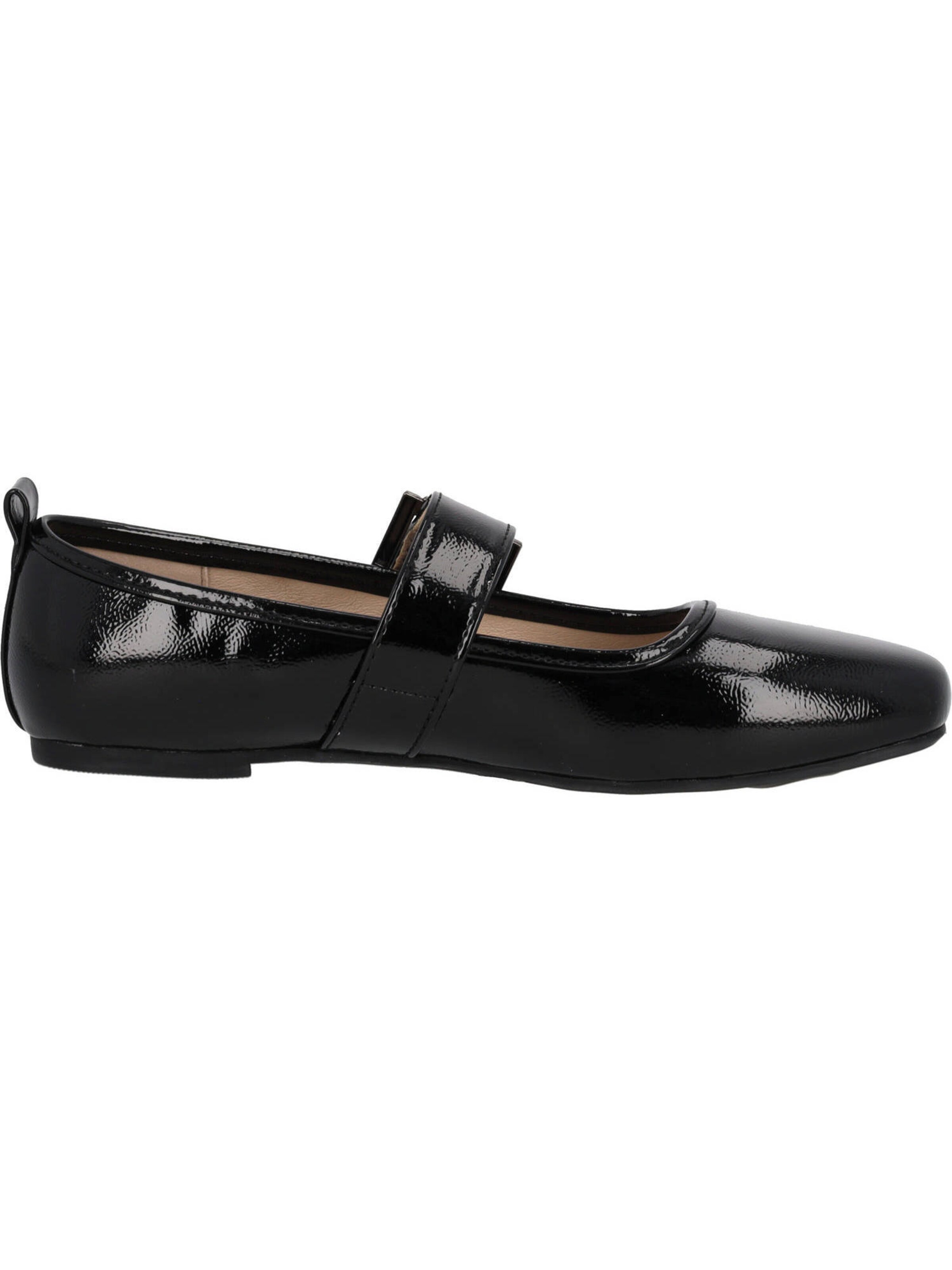 Palado by Sila Sahin Ballet Flats with Strap in Black