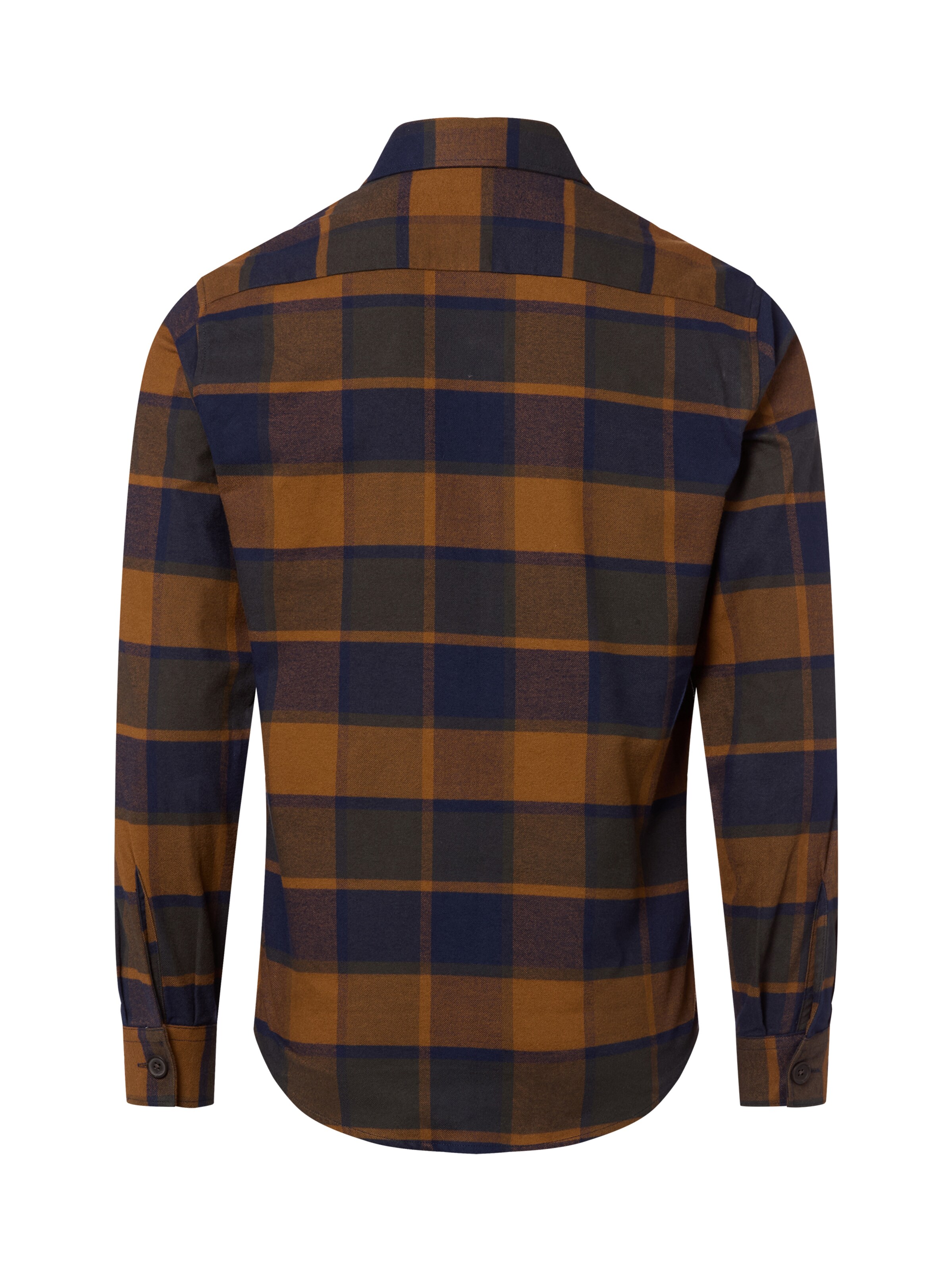 Nils Sundström Regular Fit Hemd in Braun