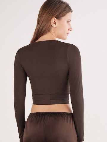 INTIMISSIMI Shirt 'Ultralight' in Braun