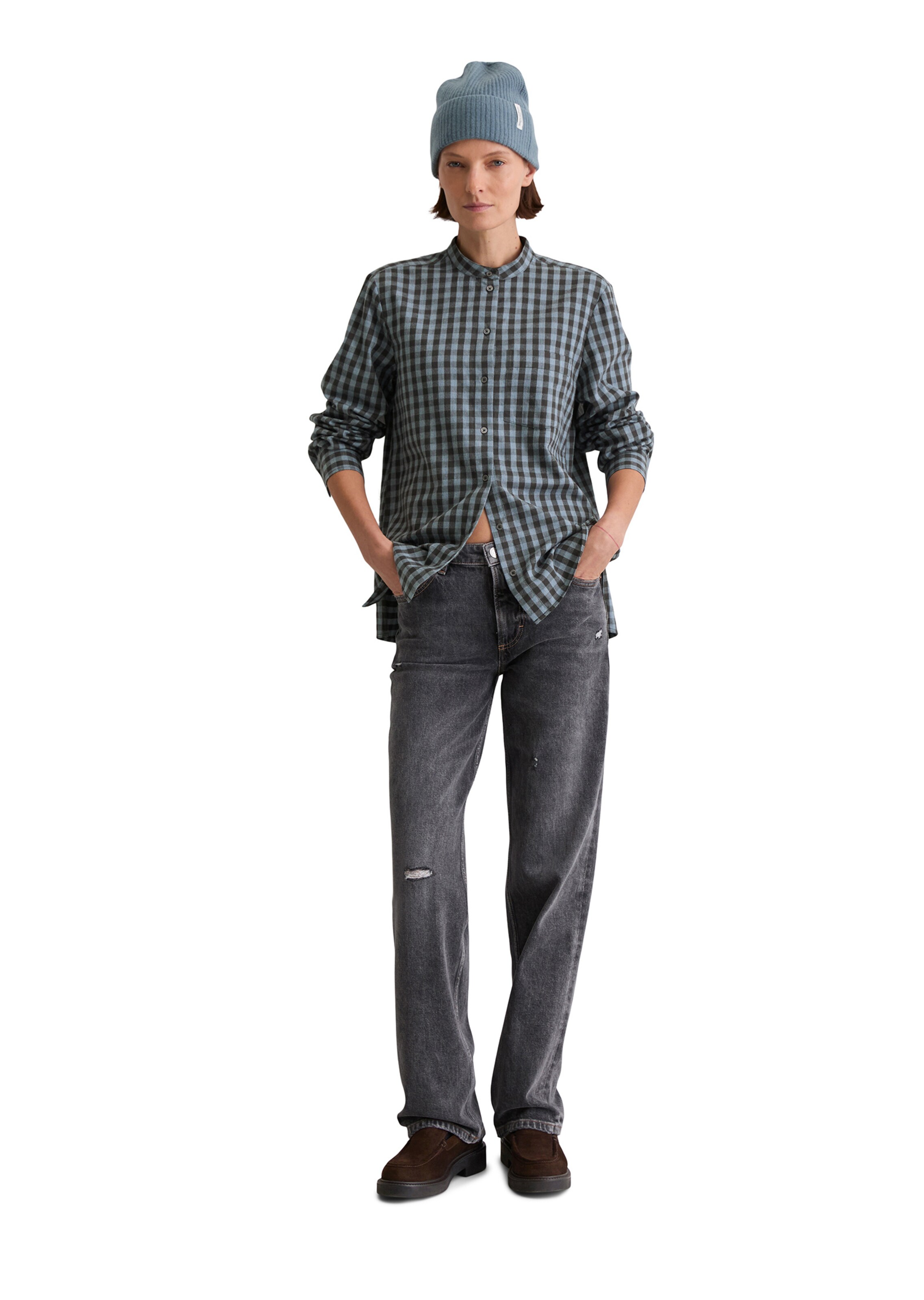 Marc O'Polo Bluse in Grau