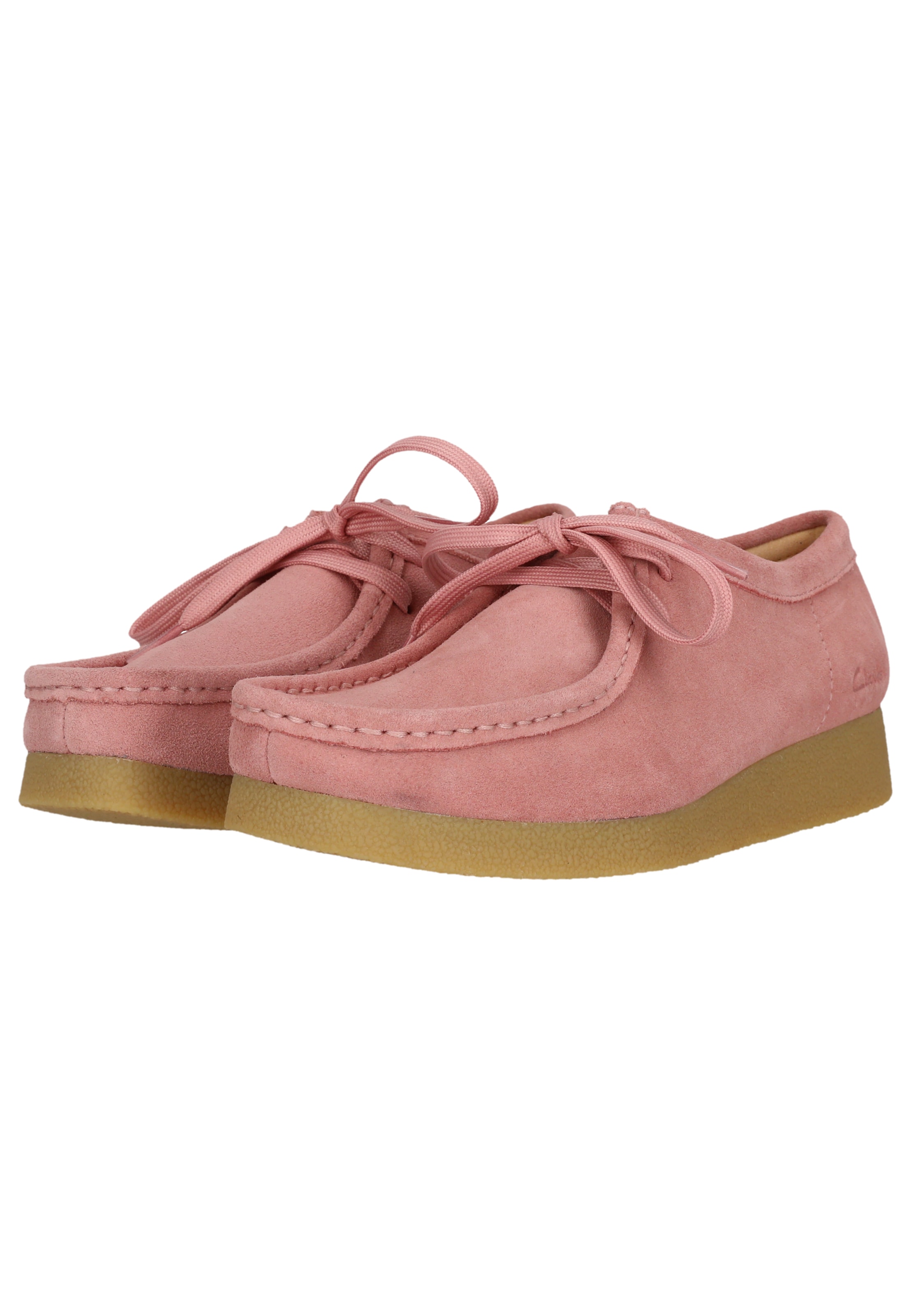 CLARKS Moccasin 'Wallabee EVO' in Pink