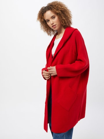 Zwillingsherz Knit Cardigan 'Annabell' in Red: front
