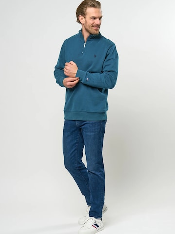 U.S. POLO ASSN. Sweatshirt 'Kurt' i grøn