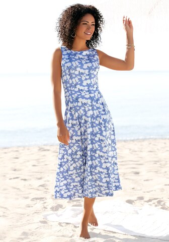 BEACH TIME Jurk in Blauw: voorkant