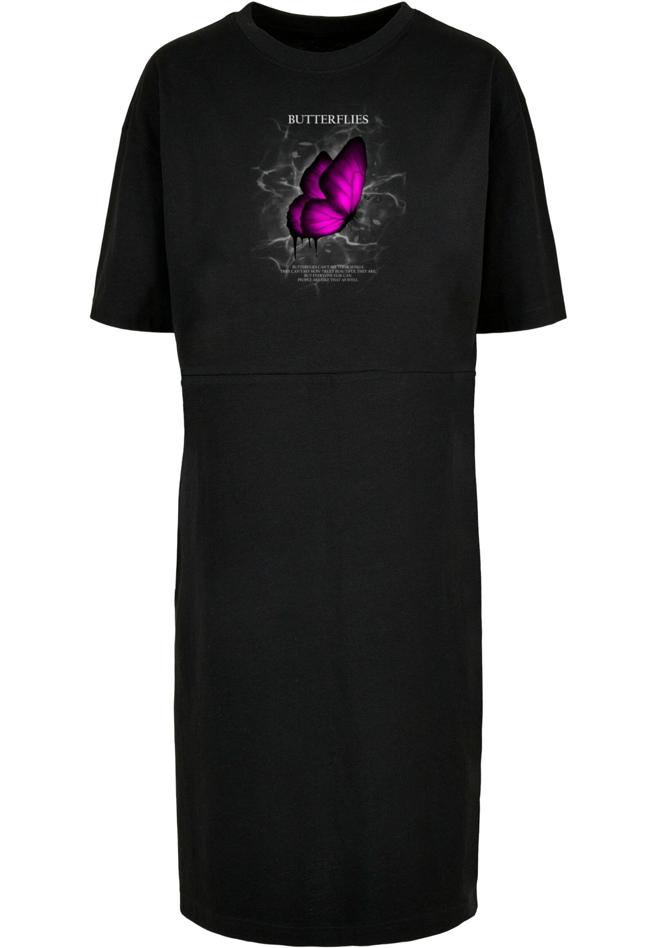 Merchcode Oversized jurk in Zwart: voorkant