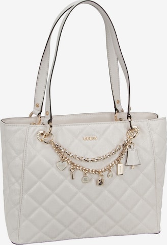 GUESS Handtasche 'Libby Noel' in Weiß: Vorderseite