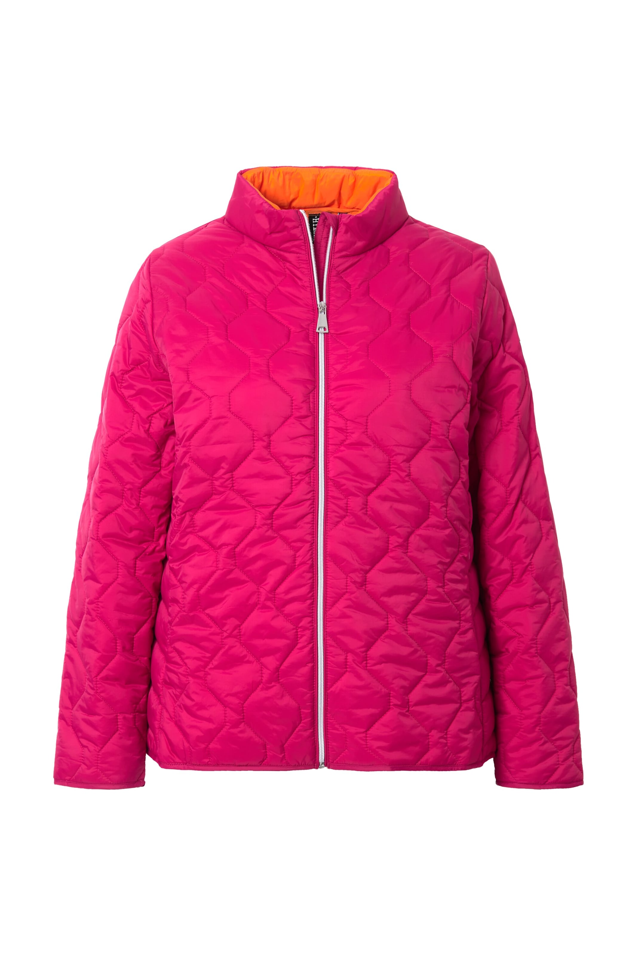 Ulla Popken Steppjacke in Pink: Vorderseite