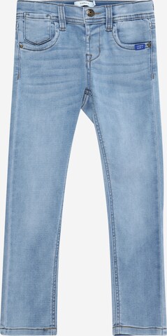 NAME IT Slimfit Jeans 'Silas' in Blauw: voorkant